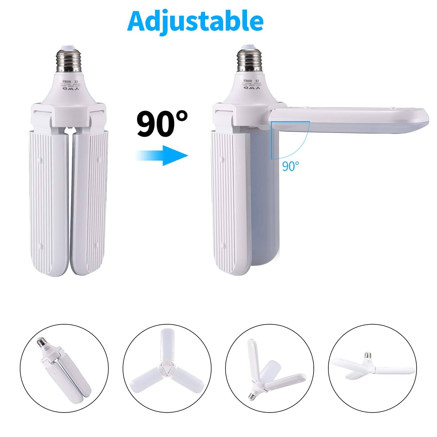     			SPARKWORLD 30W Cool Day Light LED Bulb ( Pack of 2 )