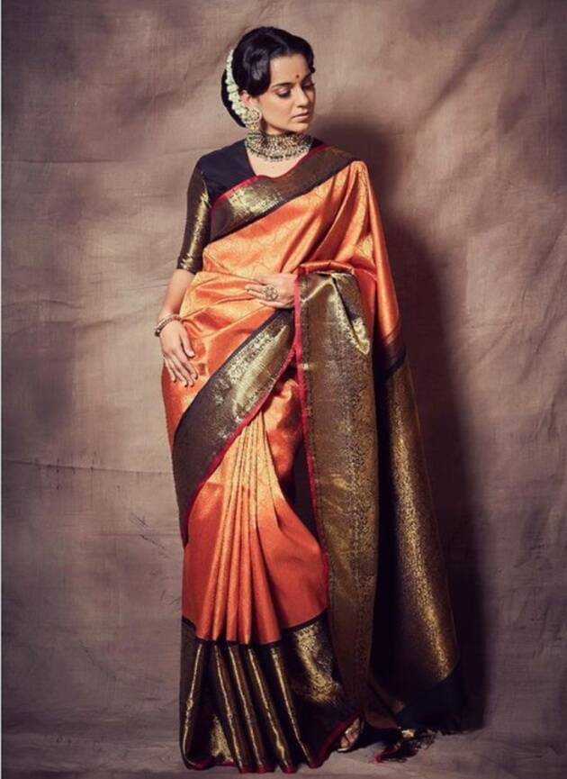 Sariya Silk Blend Woven Saree With Unstitched Blouse Piece ( Orange ) Sariya Silk Blend Woven Saree With Unstitched Blouse Piece ( Orange )