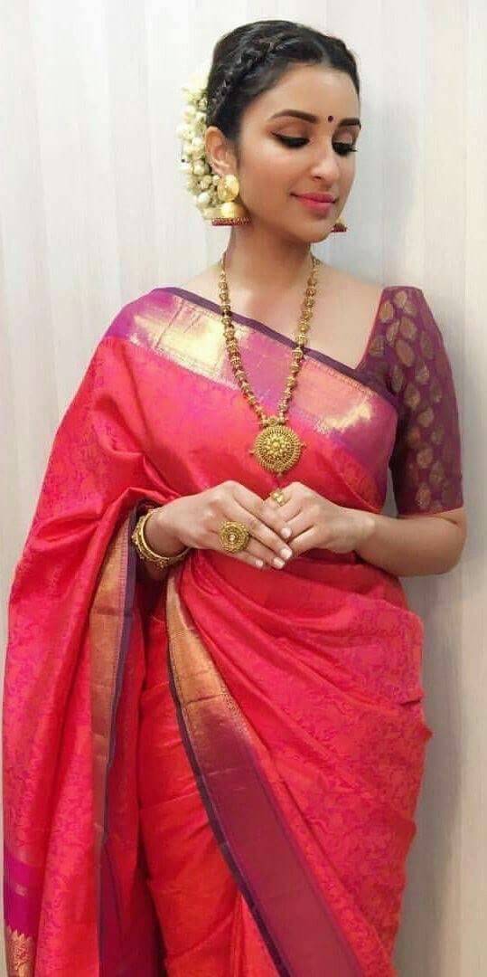     			Sariya Silk Blend Woven Saree With Unstitched Blouse Piece ( Multicolor9 )