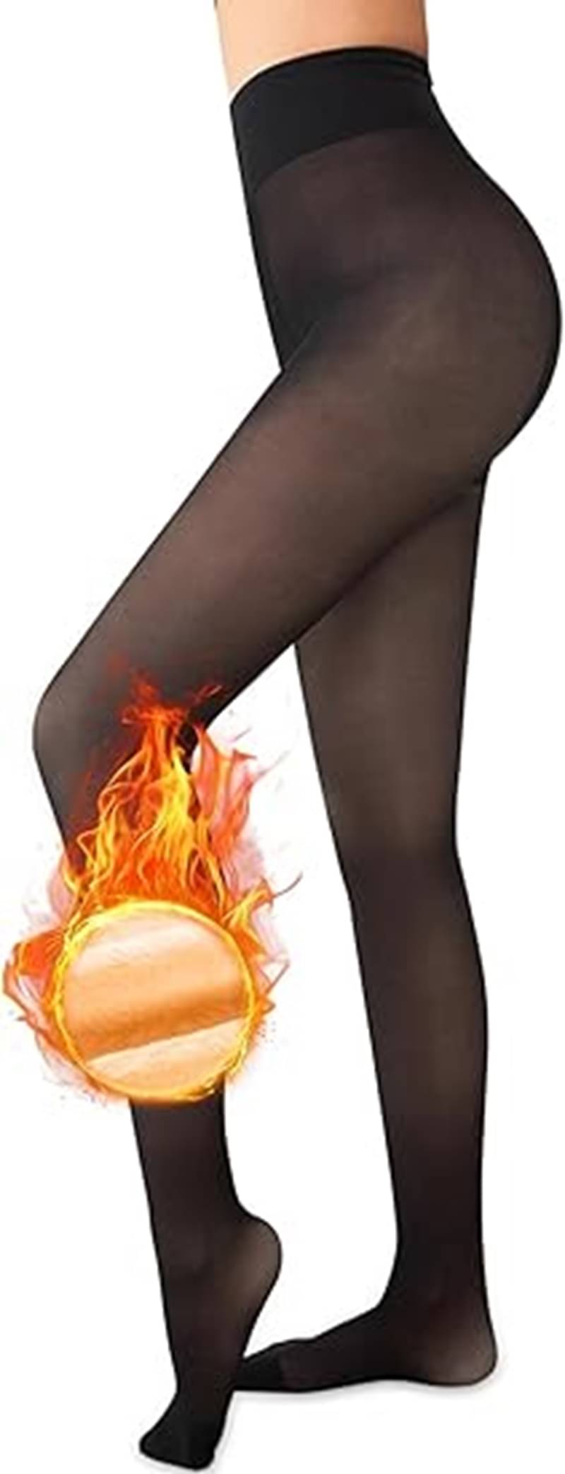     			Shopeleven Pack of 1 Women's Fleece Leg Warmer ( Black )