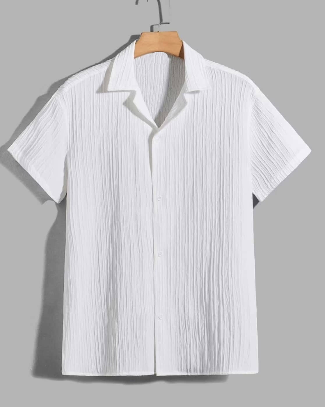 Urban Buccachi Polyester Regular Fit Popcorn Textured Half Sleeves Men's Casual Shirt - Khaki ( Pack of 1 )
