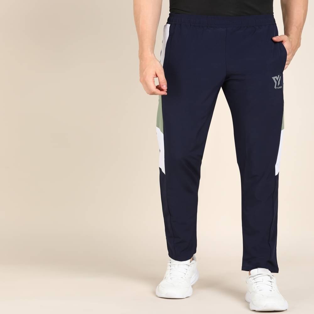     			YUNEK Blue Polyester Men's Trackpants ( Pack of 1 )