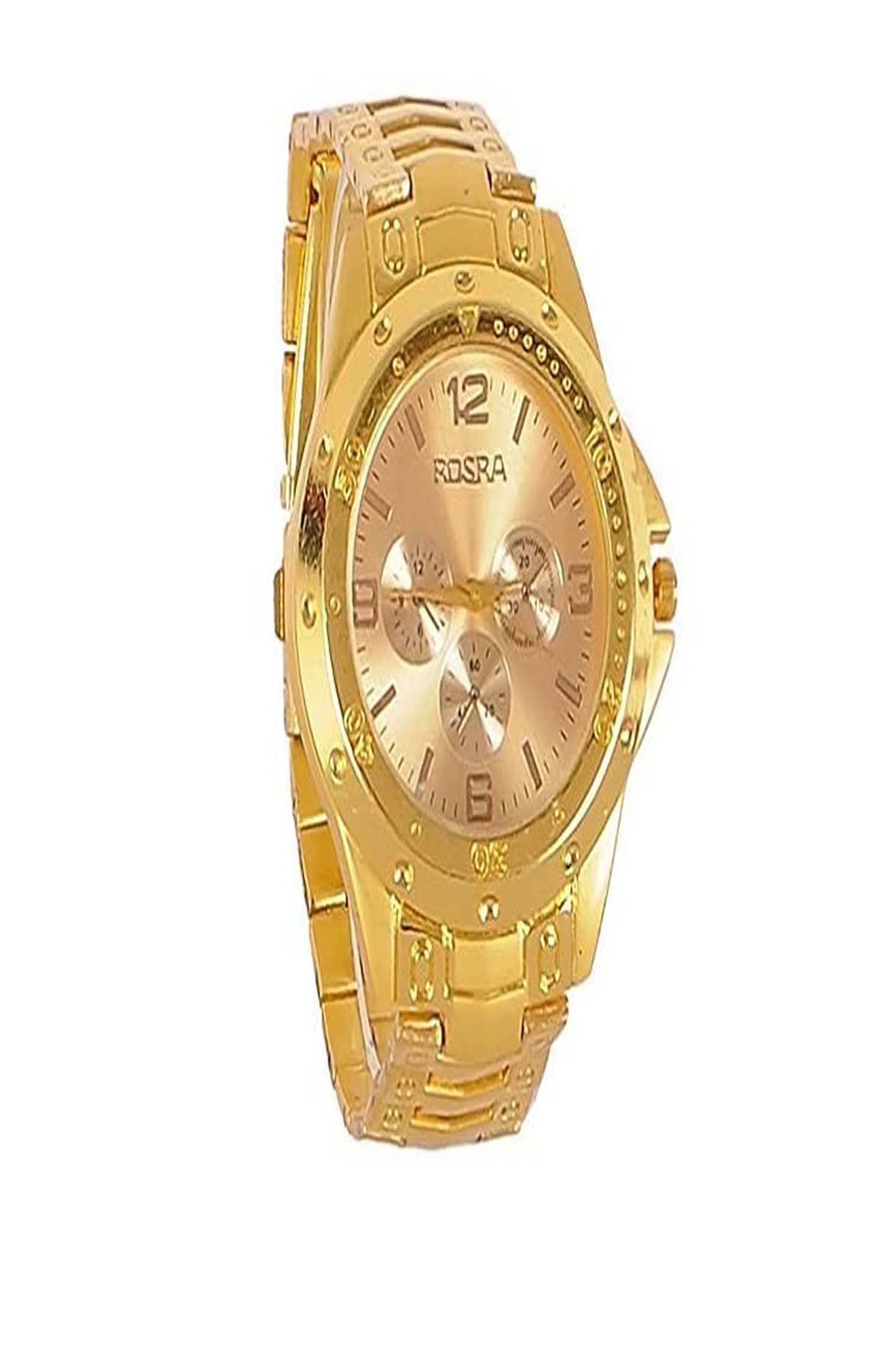     			windexa Gold Metal Analog Men's Watch
