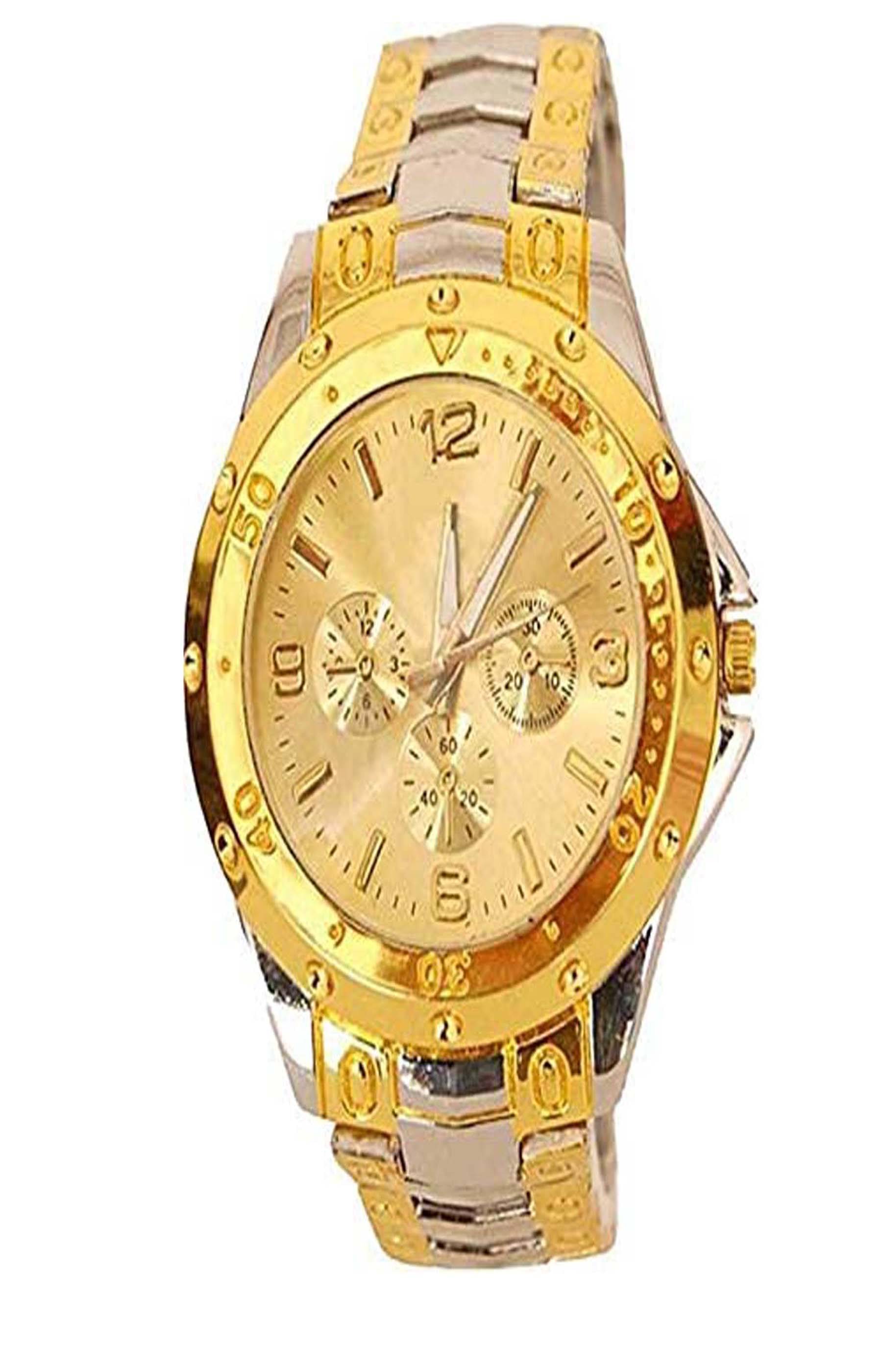     			windexa Gold Metal Analog Men's Watch