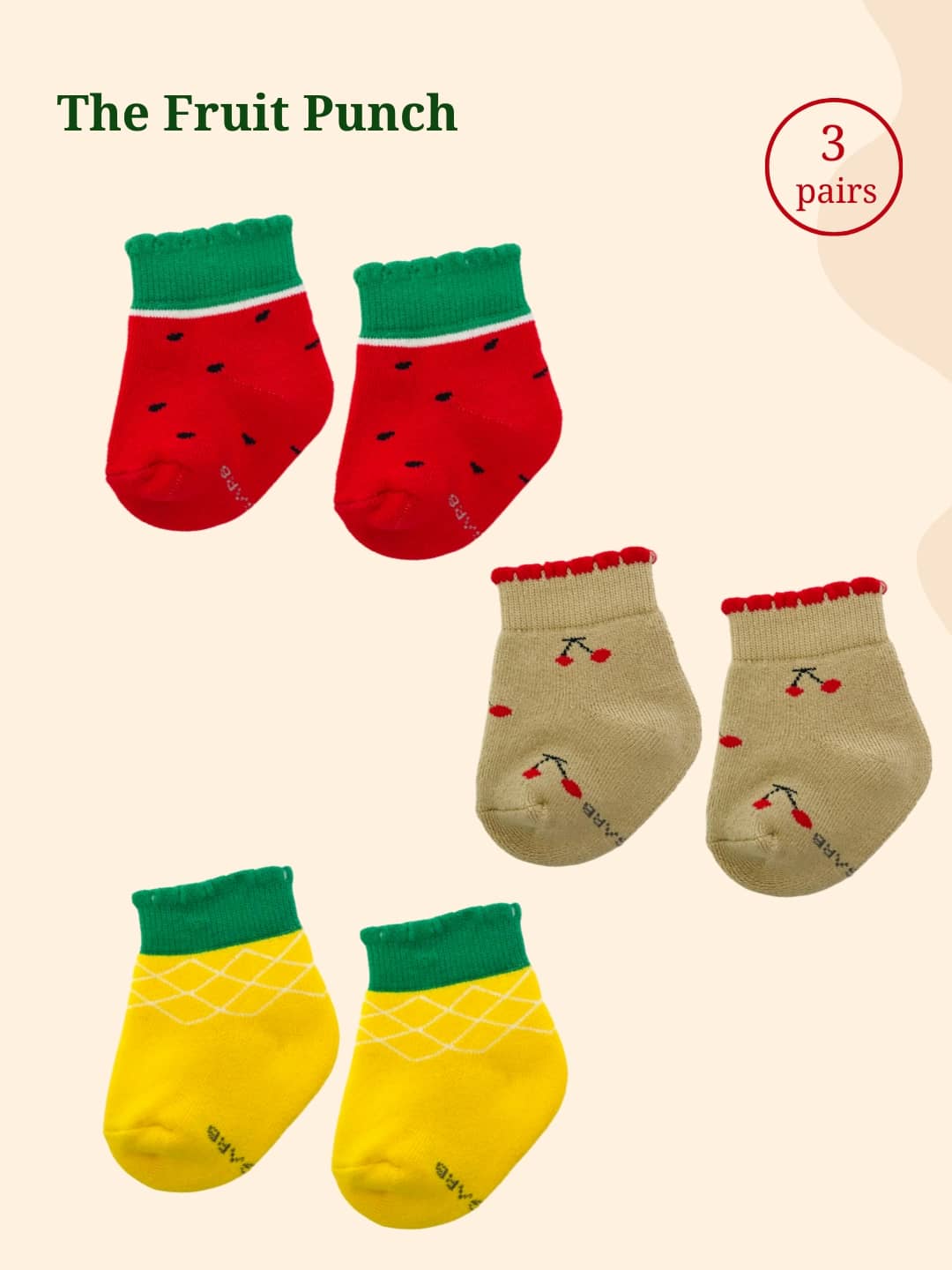 AIR GARB Pack of 3 Baby Boys Cotton Ankle Length Socks ( Multicolor ) - Socks | Buy online on ZillyBuy