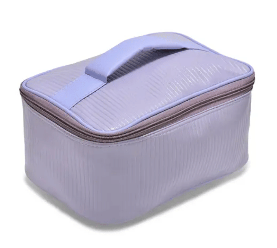     			ASTUTE Travel Makeup Cosmetic Pouch Large - Lavender