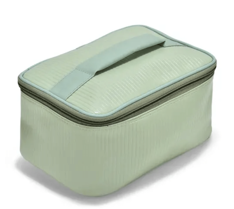     			ASTUTE Travel Makeup Cosmetic Pouch Large Capacity- Green