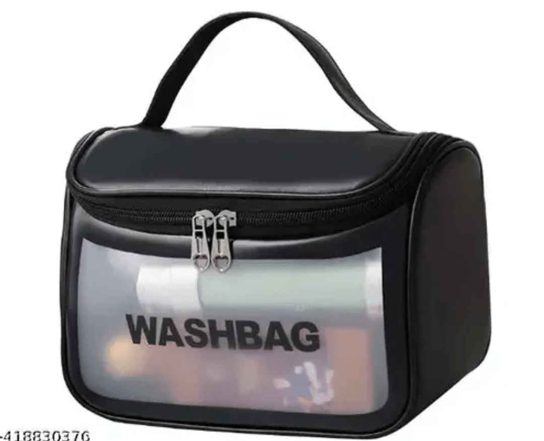     			ASTUTE Travel Pouch Organiser Bag Medium Ukit Washbag Waterproof - Black