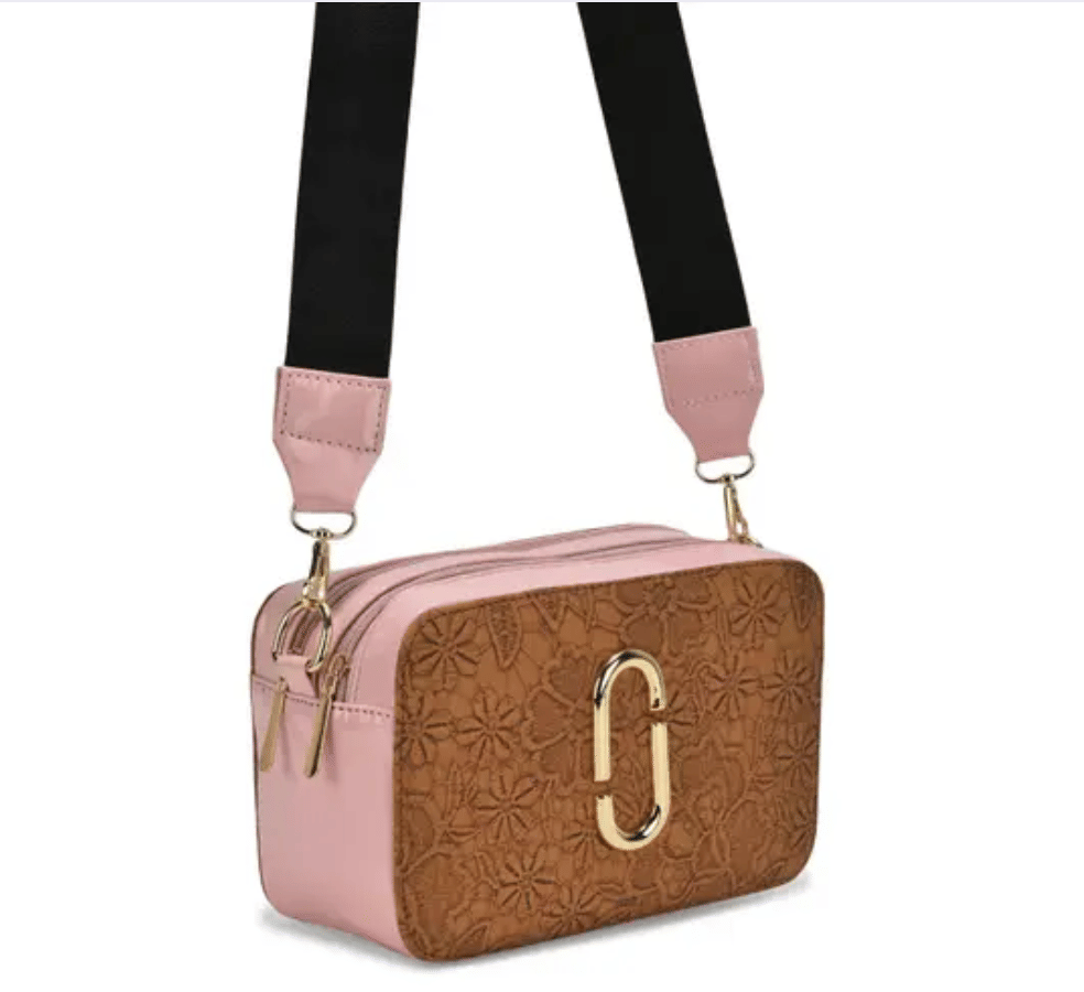     			Astute Sling Bag Faux Leather Set of 1 ( Pink,Brown )
