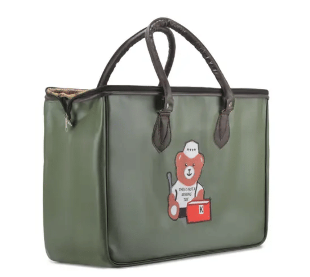     			ASTUTE Folding Travel Duffle Luggage Bag, Shoulder Bag Large - Green