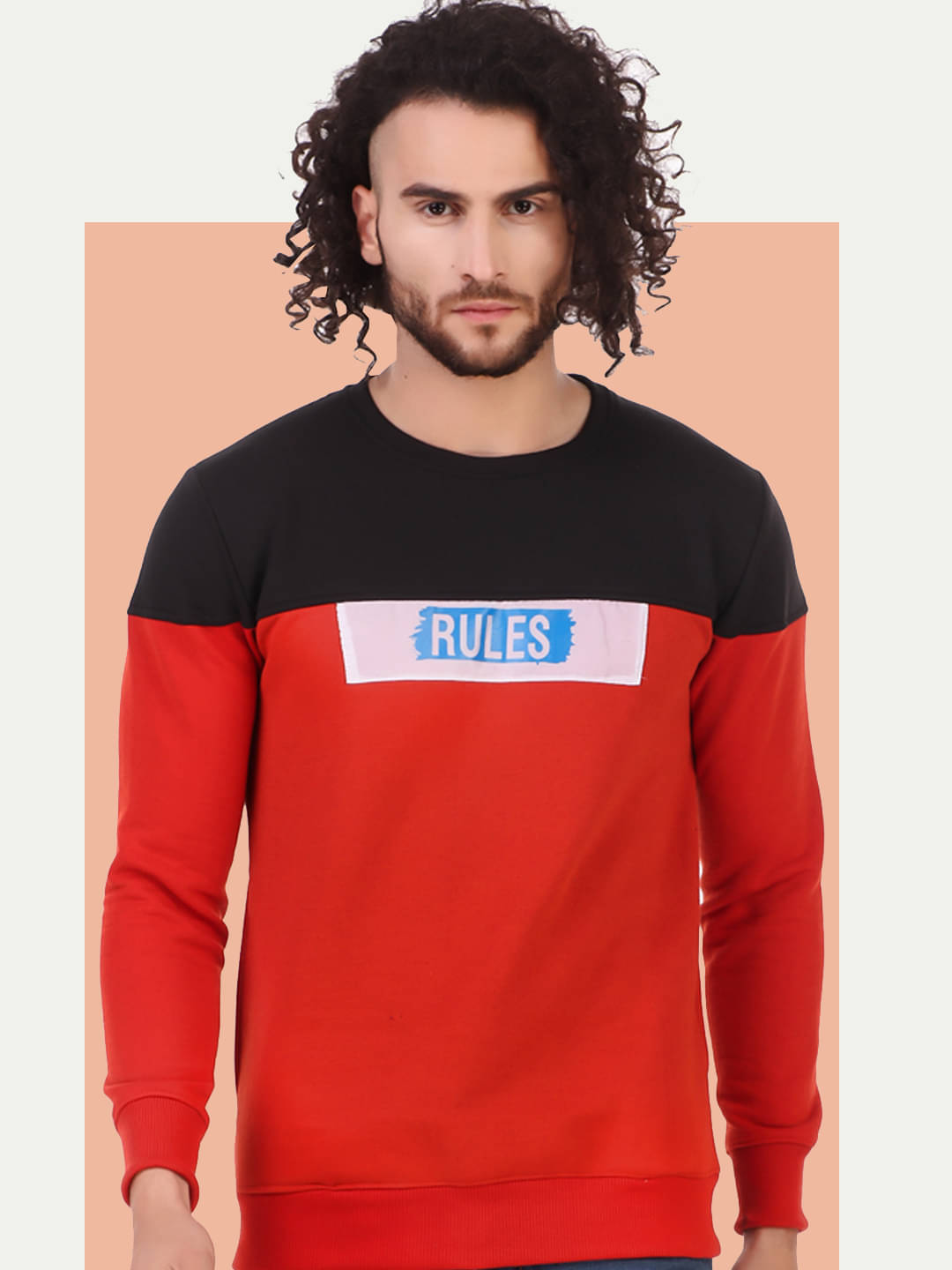 DISTORTION CREW Fleece Round Neck Men's Sweatshirt - Black ( Pack of 1 )     			DISTORTION CREW Fleece Round Neck Men's Sweatshirt - Black ( Pack of 1 )