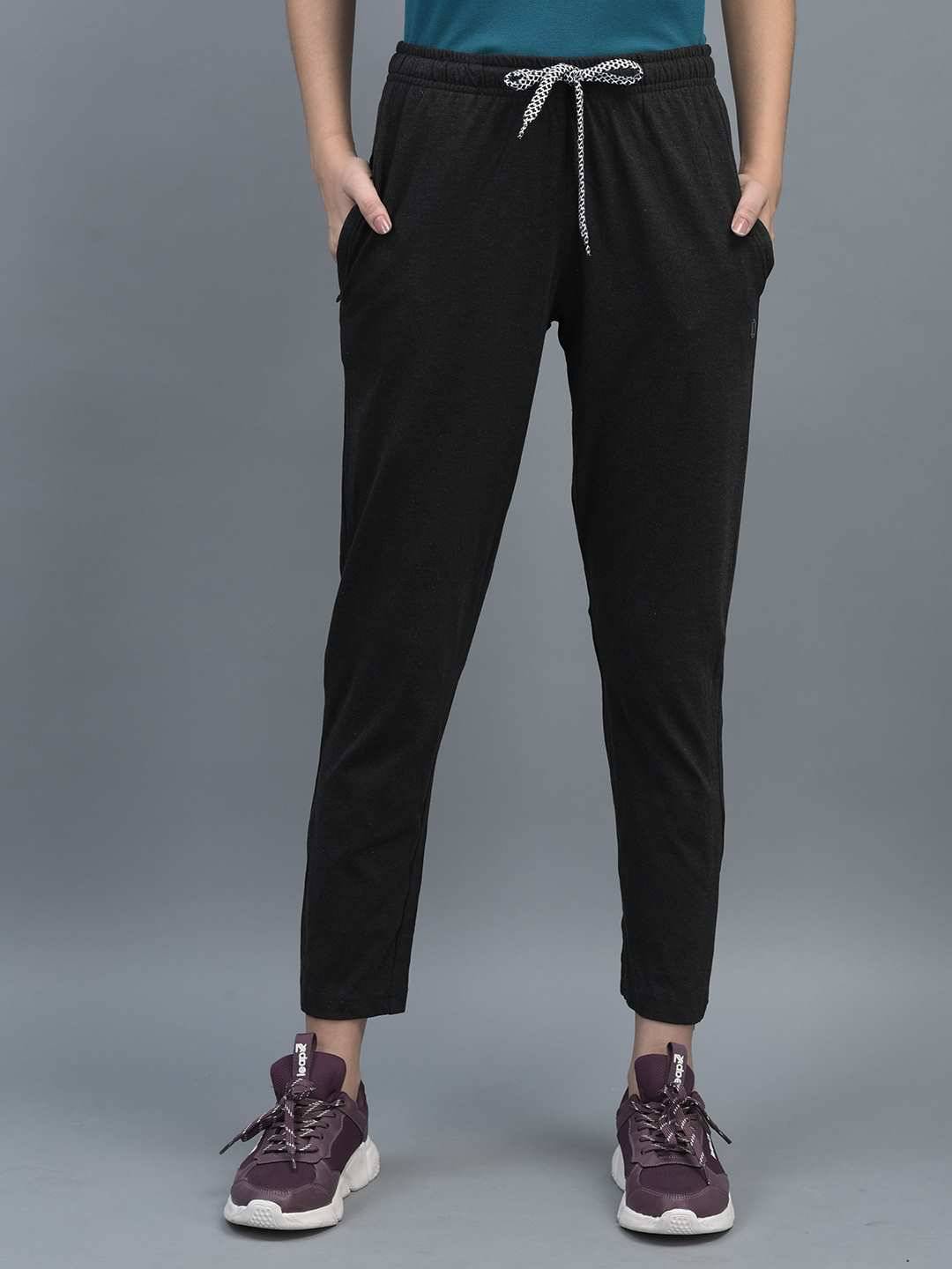     			Dollar Charcoal Cotton Blend Women's Running Trackpants ( Pack of 1 )