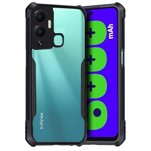 Gemesha Bumper Cases Compatible For Polycarbonate Infinix Hot 12 play ( ) Gemesha Bumper Cases Compatible For Polycarbonate Infinix Hot 12 play ( )