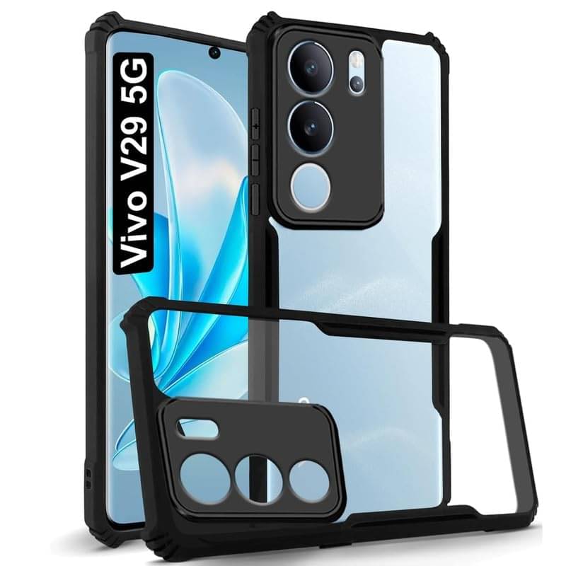 Gemesha Plain Cases Compatible For Polycarbonate Vivo V29e ( ) Gemesha Plain Cases Compatible For Polycarbonate Vivo V29e ( )