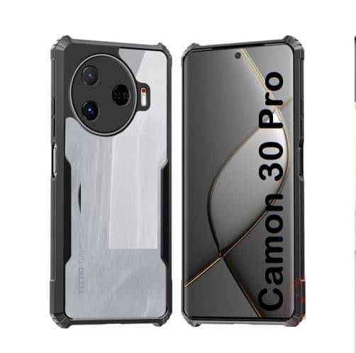 Gemesha Plain Cases Compatible For Polycarbonate Tecno Camon 20 Pro 5g ( ) Gemesha Plain Cases Compatible For Polycarbonate Tecno Camon 20 Pro 5g ( )