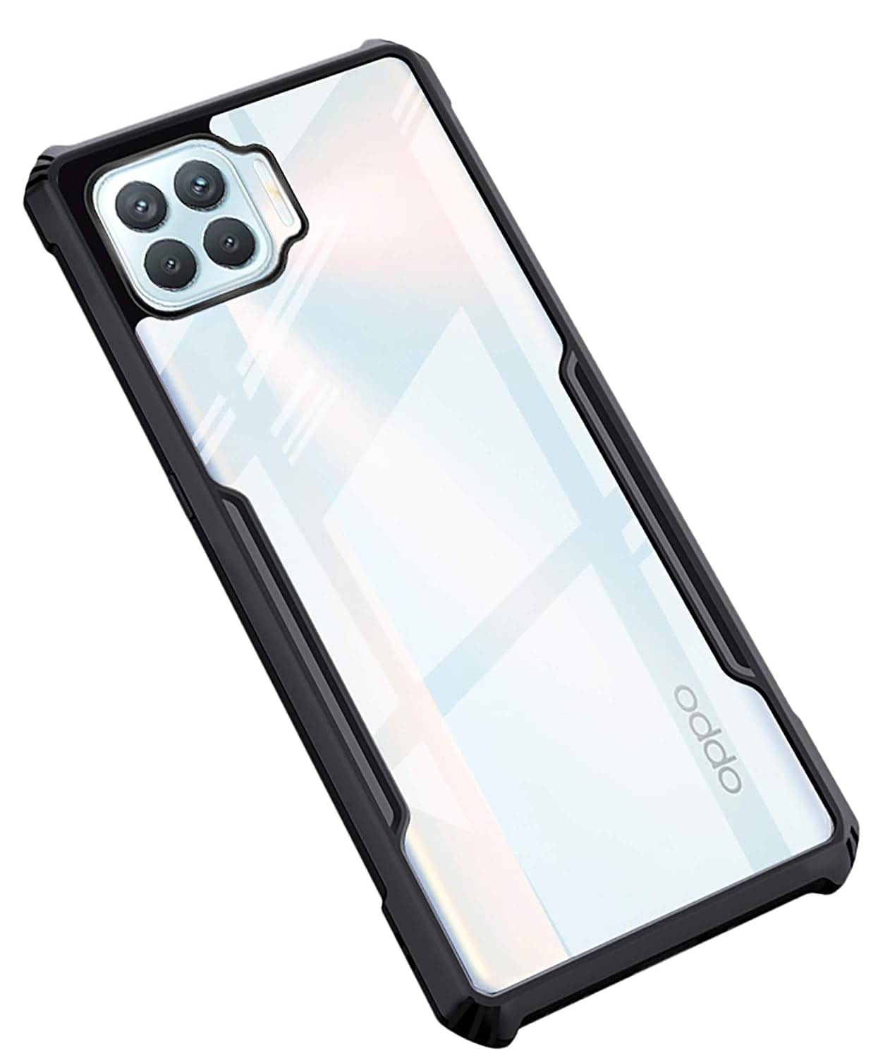 Gemesha Plain Cases Compatible For Polycarbonate Oppo F17 Pro ( ) Gemesha Plain Cases Compatible For Polycarbonate Oppo F17 Pro ( )