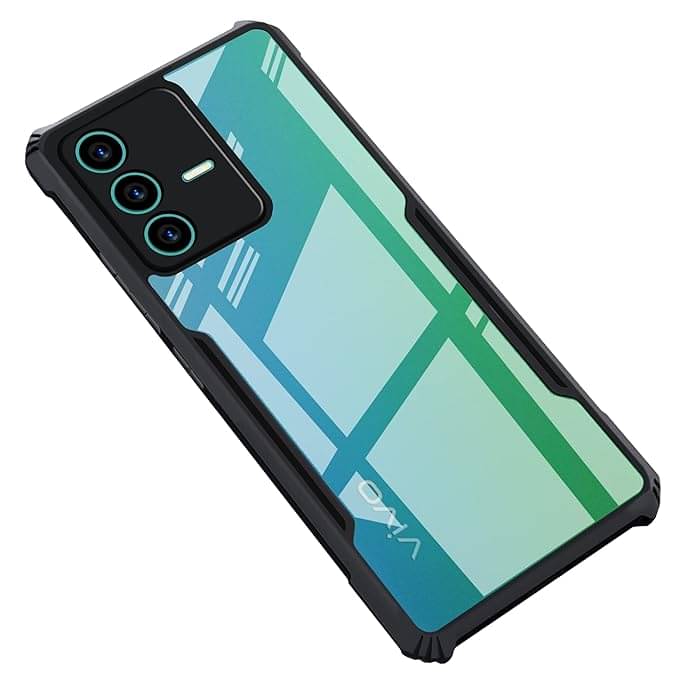     			Gemesha Plain Cases Compatible For Polycarbonate Vivo V23 ( )