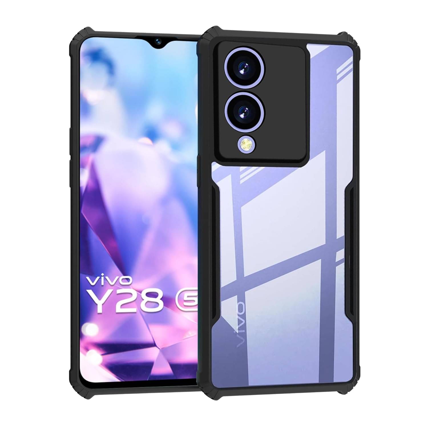 Gemesha Plain Cases Compatible For Polycarbonate Vivo Y28 ( ) Gemesha Plain Cases Compatible For Polycarbonate Vivo Y28 ( )