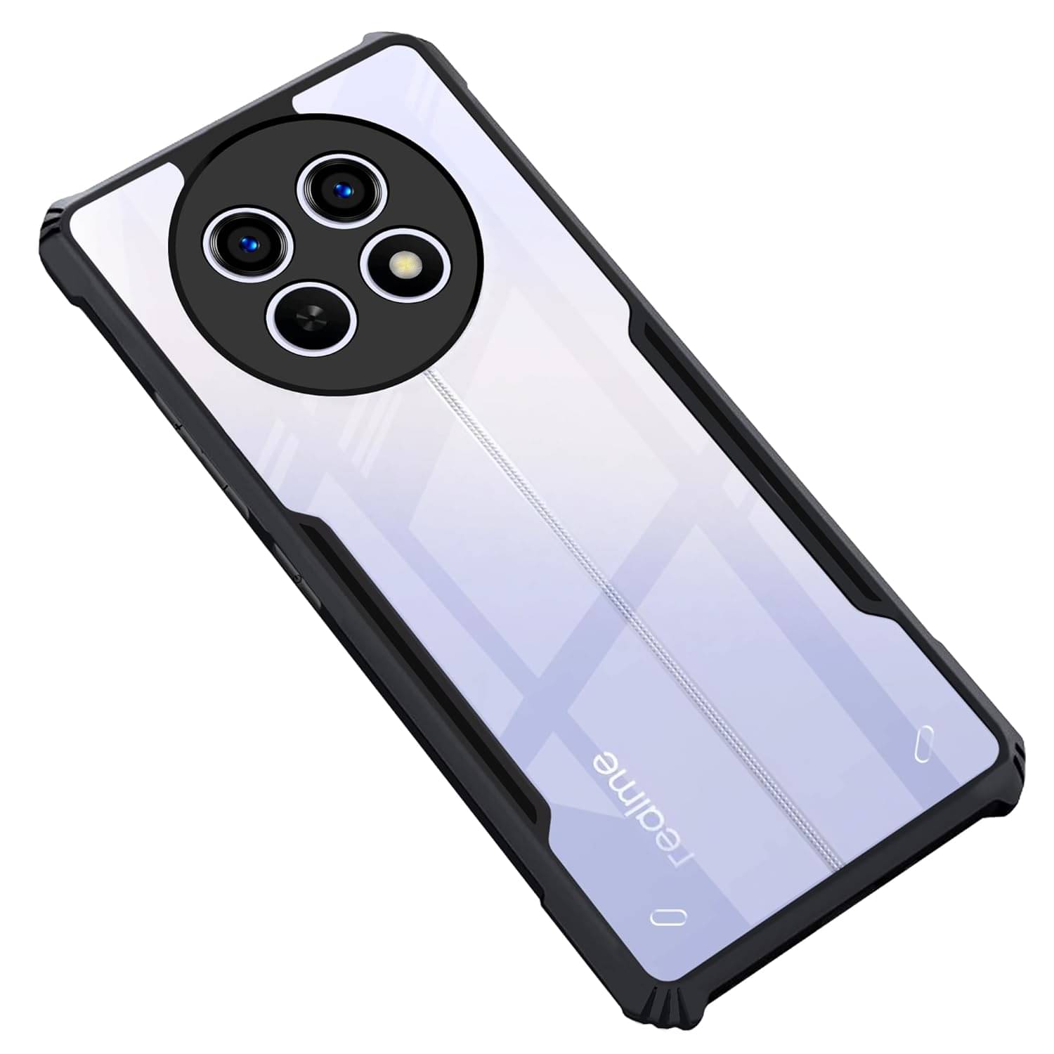     			Gemesha Plain Cases Compatible For Polycarbonate Realme 12 5g ( )