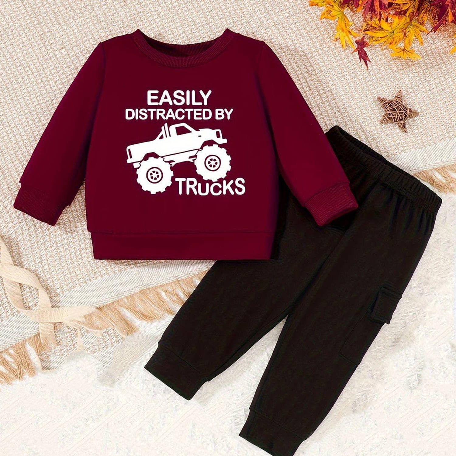 Gudpig Pack of 1 Boys Cotton Sweatshirt & Trackpant Set ( Maroon ) Gudpig Pack of 1 Boys Cotton Sweatshirt & Trackpant Set ( Maroon )