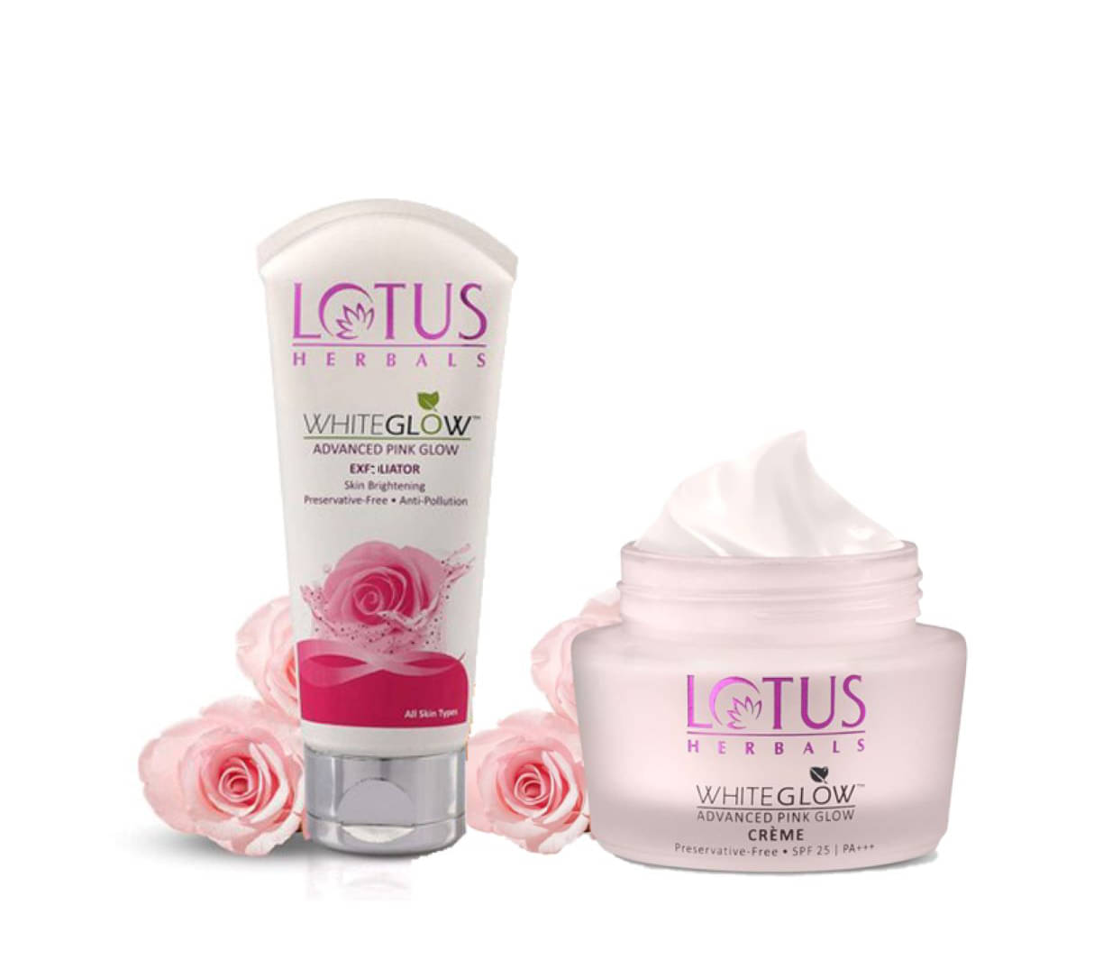 Lotus Herbals Purglow Advanced Pink Glow Day Cream 50g , Face Exfoliater 100G (Pack of 2) Lotus Herbals Purglow Advanced Pink Glow Day Cream 50g , Face Exfoliater 100G (Pack of 2)