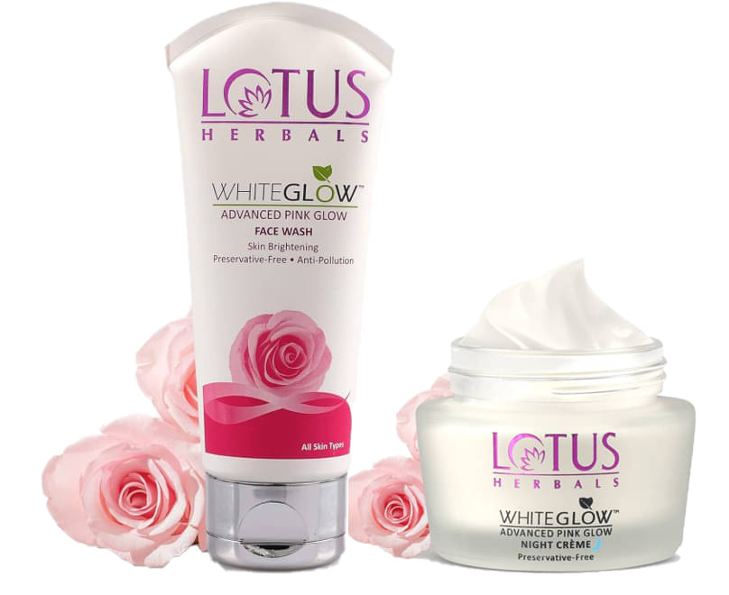 Lotus Herbals Purglow Advanced Pink Glow Night Cream 50g , Pink Glow Facewash 100G (Pack of 2)     			Lotus Herbals Purglow Advanced Pink Glow Night Cream 50g , Pink Glow Facewash 100G (Pack of 2)