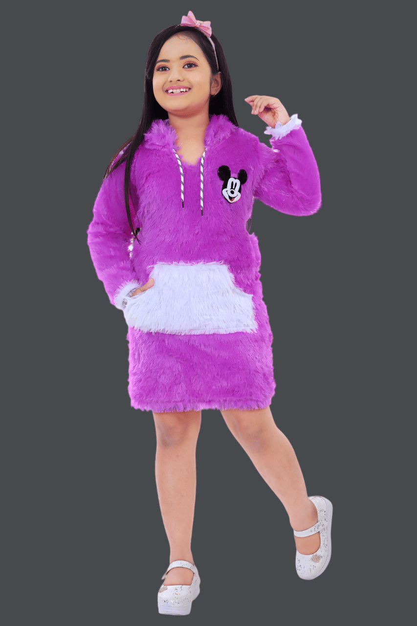     			NEWSIFA Pack of 1 Girls Wollen Pullover ( Purple )