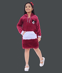 NEWSIFA Pack of 1 Girls Wollen Pullover ( Brown )