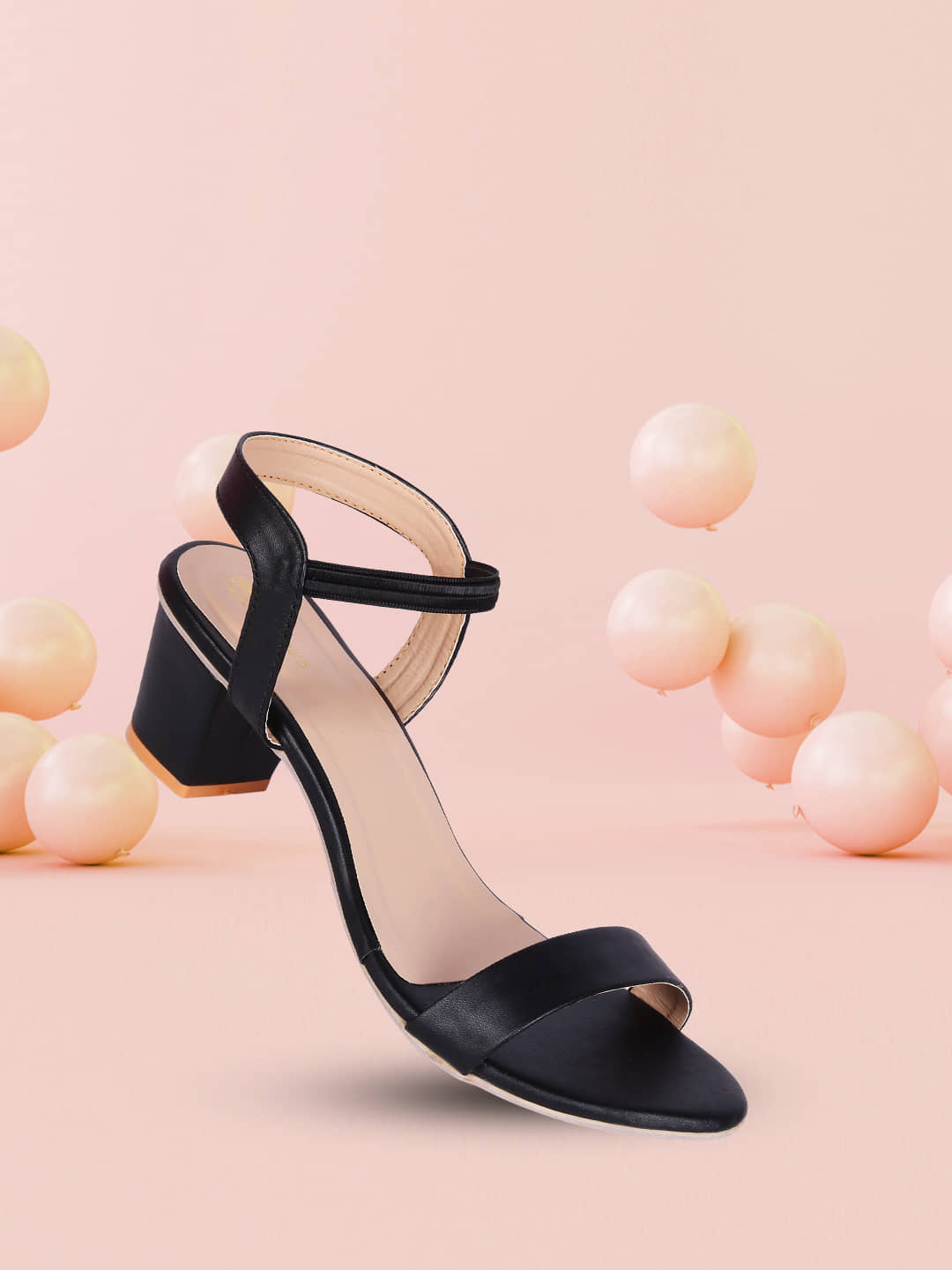 Picktoes Black Women's Sandal Heels - Heels | Buy online on ZillyBuy