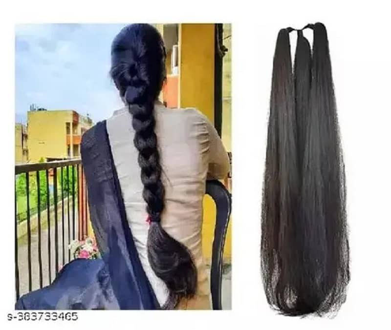 Renu Creation Black Girls Hair Extension ( Pack of 1 ) - Jewellery Sets | Buy online on ZillyBuy