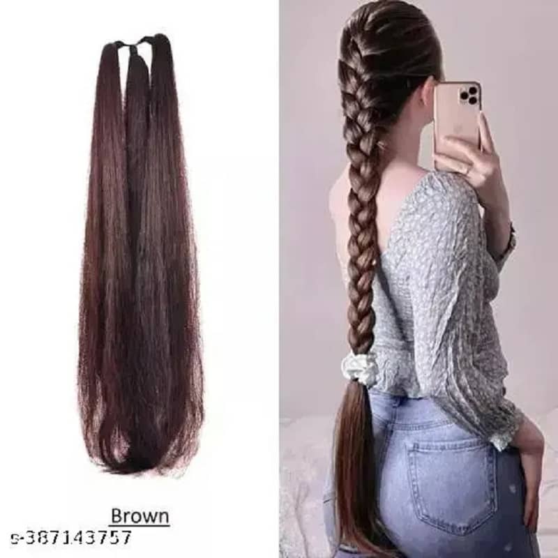 Renu Creation Black Hair Extension ( Pack of 1 ) - Jewellery Sets | Buy online on ZillyBuy