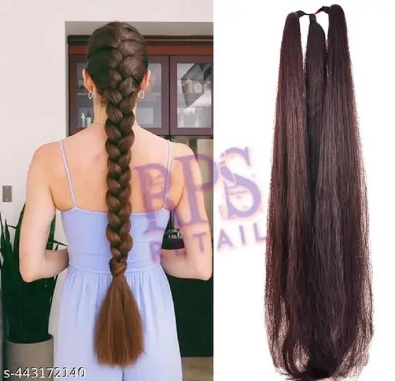 Renu Creation Black Hair Extension ( Pack of 1 )     			Renu Creation Black Hair Extension ( Pack of 1 )