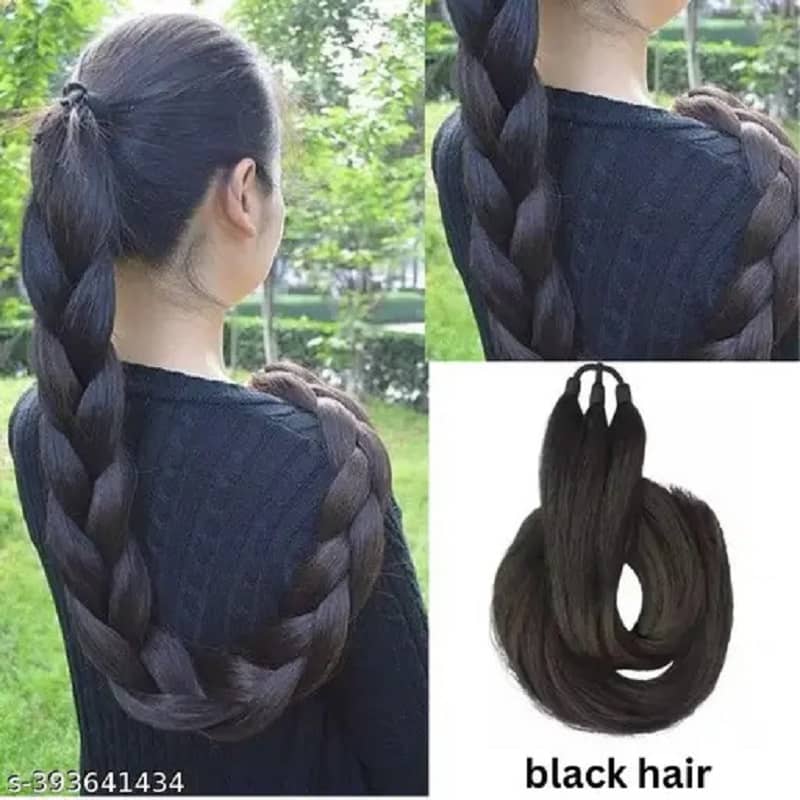 Renu Creation Black Women's Hair Extension ( Pack of 1 ) - Jewellery Sets | Buy online on ZillyBuy