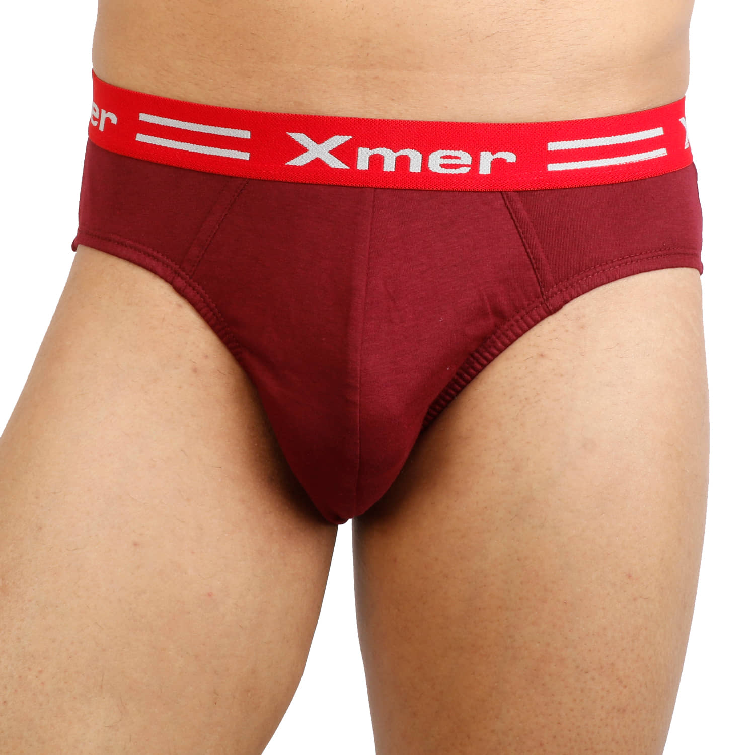 XMER Pack of 2 Cotton Briefs For Men's ( Multicolor )