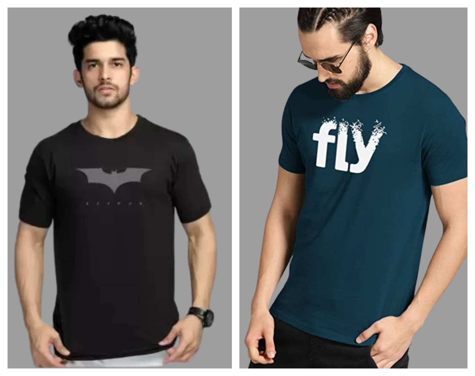     			attitude start of fashion Pack of 2 Polyester Regular Fit Men's T-Shirt ( Blue )