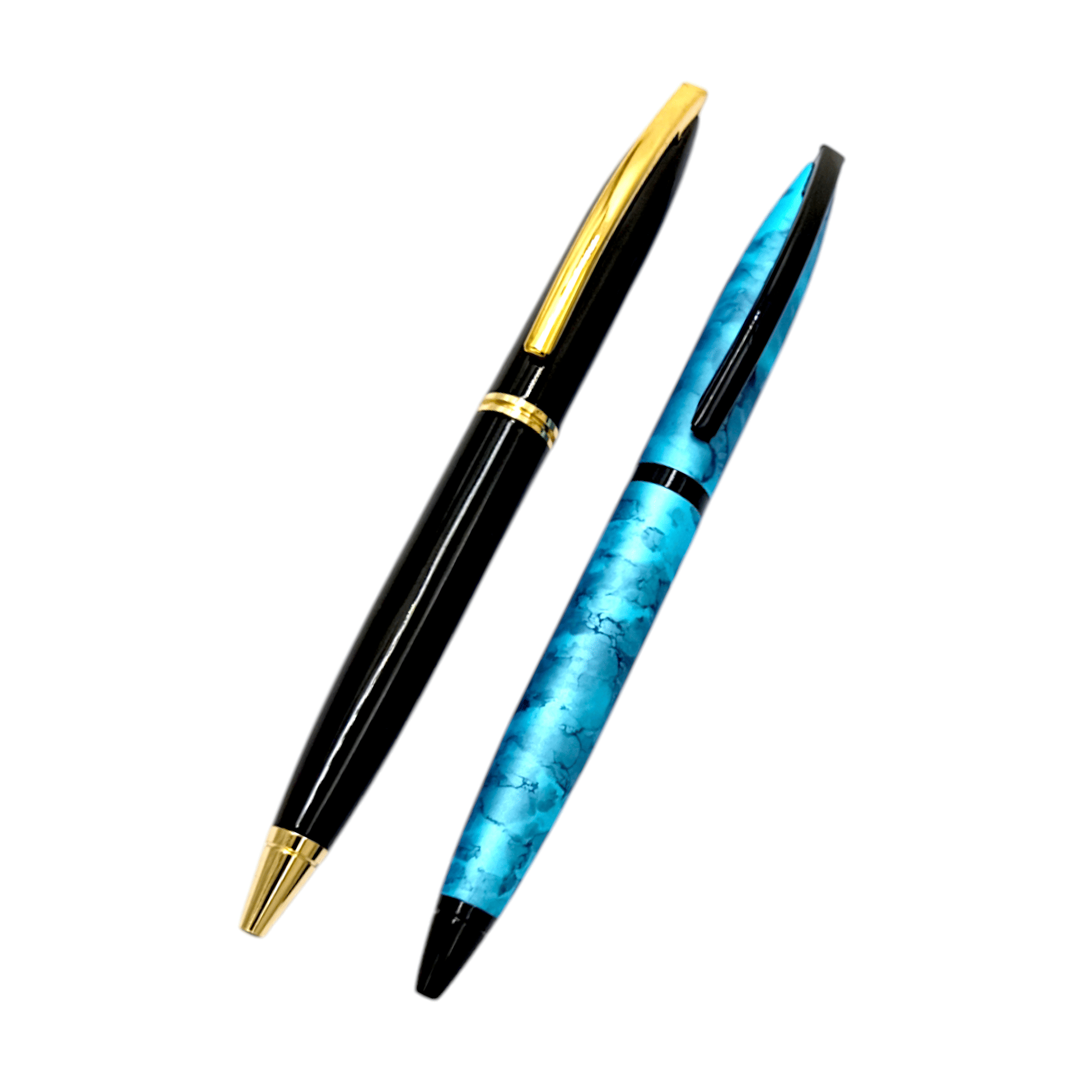     			auteur Executive Series 156 Marble Blue & Black Designer Metal Body Gift Ball Pen  (Pack of 2, Ink Color - Blue)