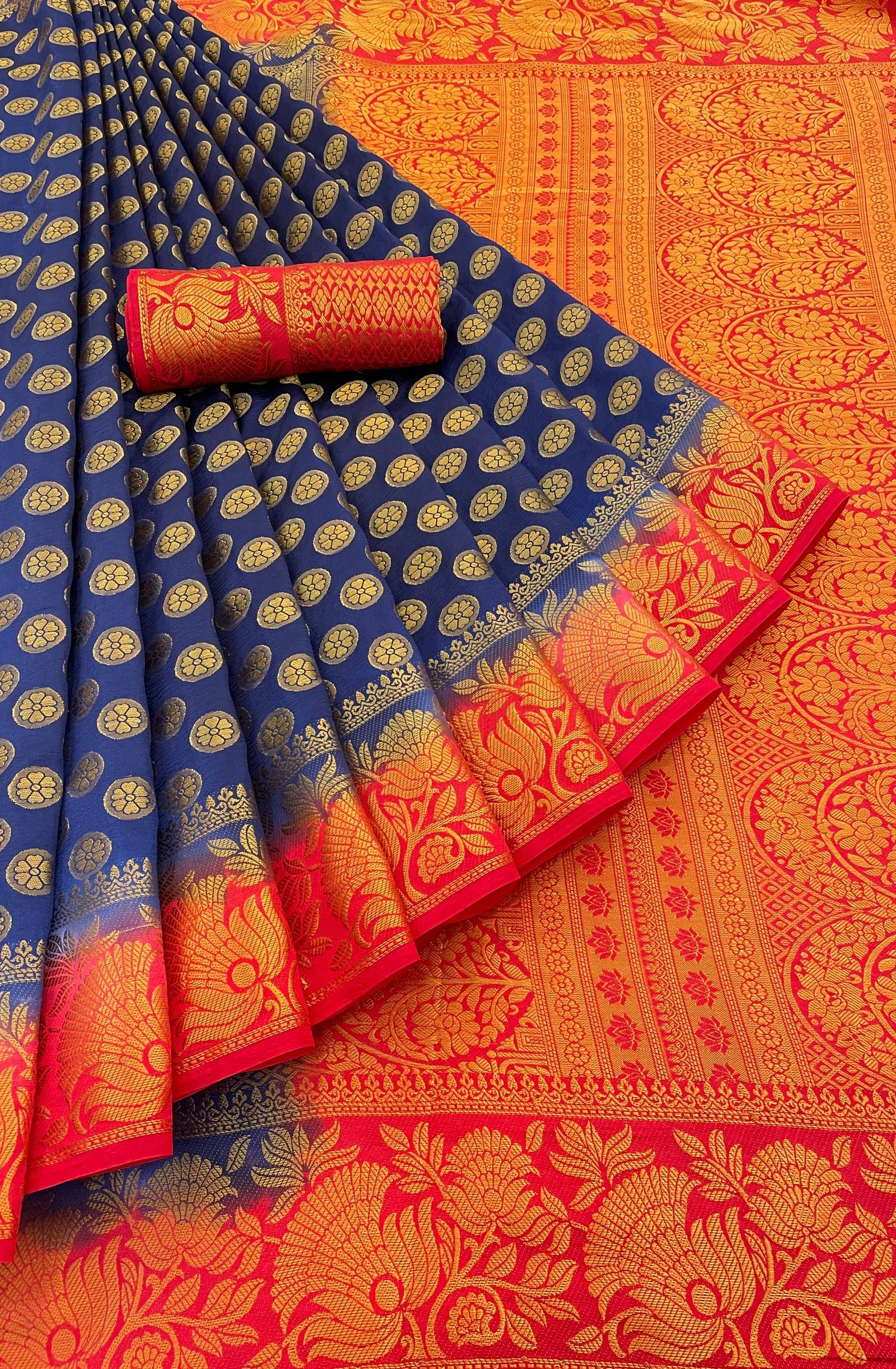 fab woven Banarasi Silk Woven Saree With Unstitched Blouse Piece ( Multicolor ) fab woven Banarasi Silk Woven Saree With Unstitched Blouse Piece ( Multicolor )