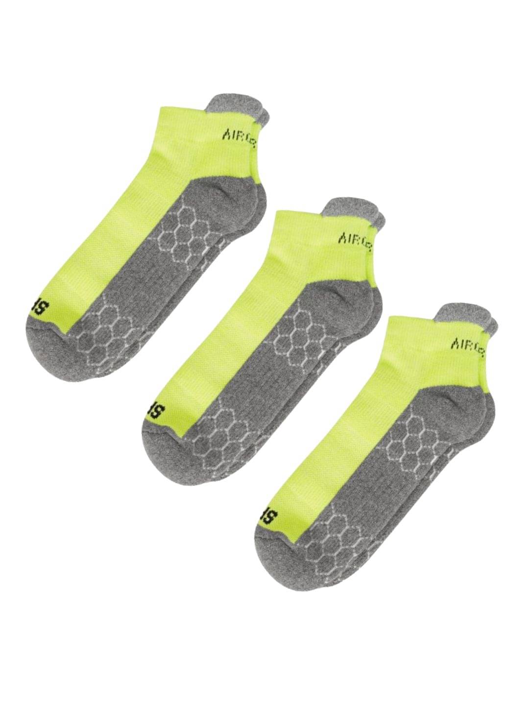 AIR GARB Pack of 3 Men's Cotton Ankle Length Socks ( Lime Green )     			AIR GARB Pack of 3 Men's Cotton Ankle Length Socks ( Lime Green )