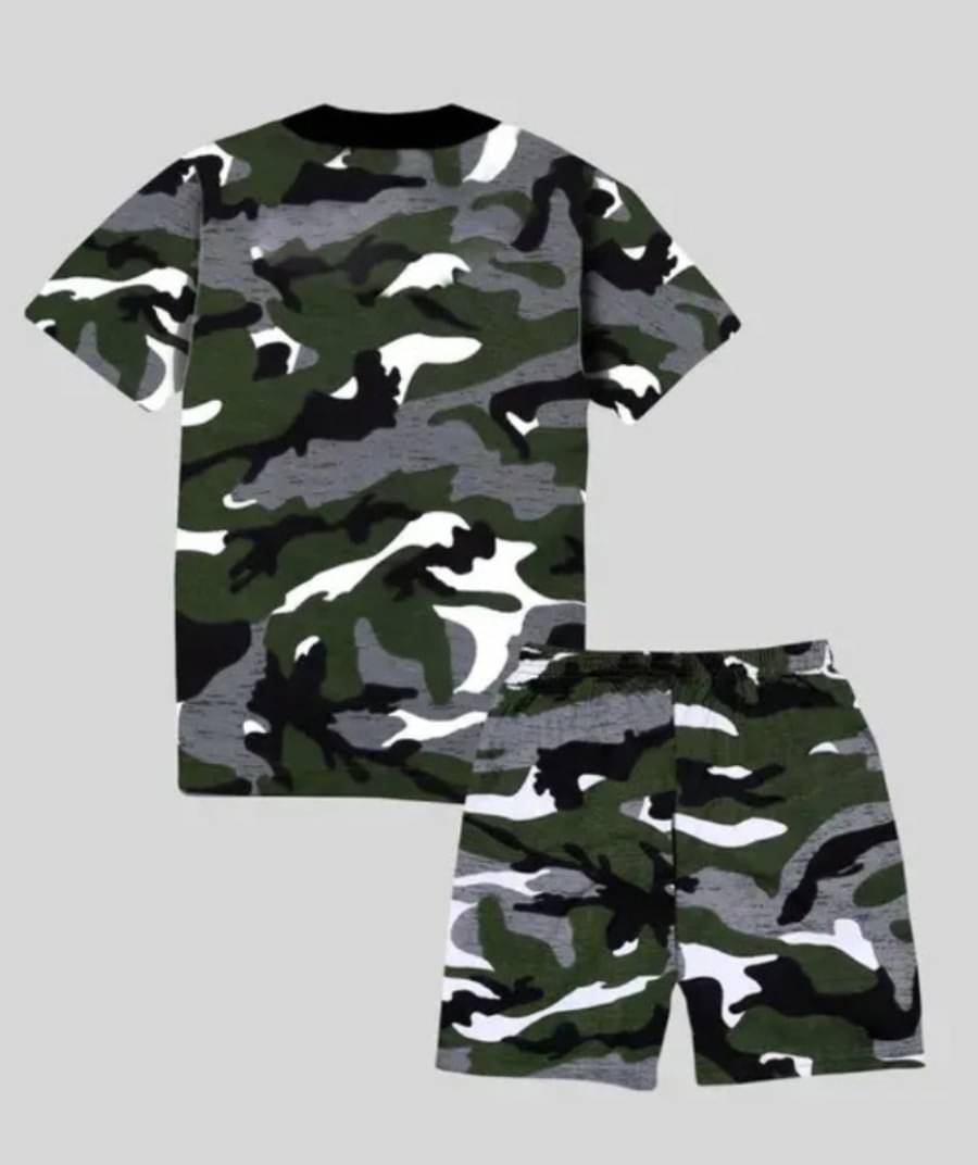     			Brill Feel Pack of 1 Baby Boys Cotton Blend T-Shirt & Capris Set ( Multicolor 1 )