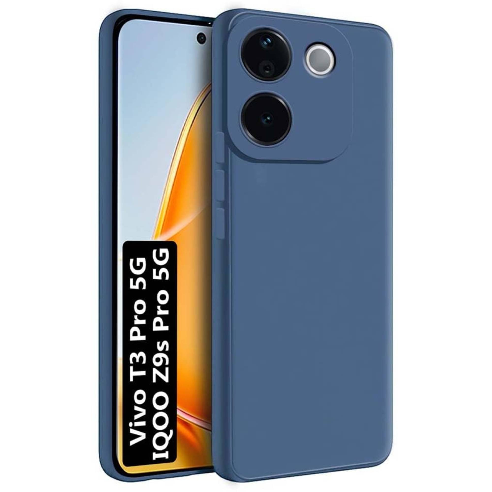     			Case Vault Covers Silicon Soft cases Compatible For Silicon iQOO Z9s Pro 5G ( )