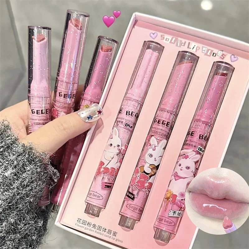     			DAIMANPU Pink Glossy Lipstick 25