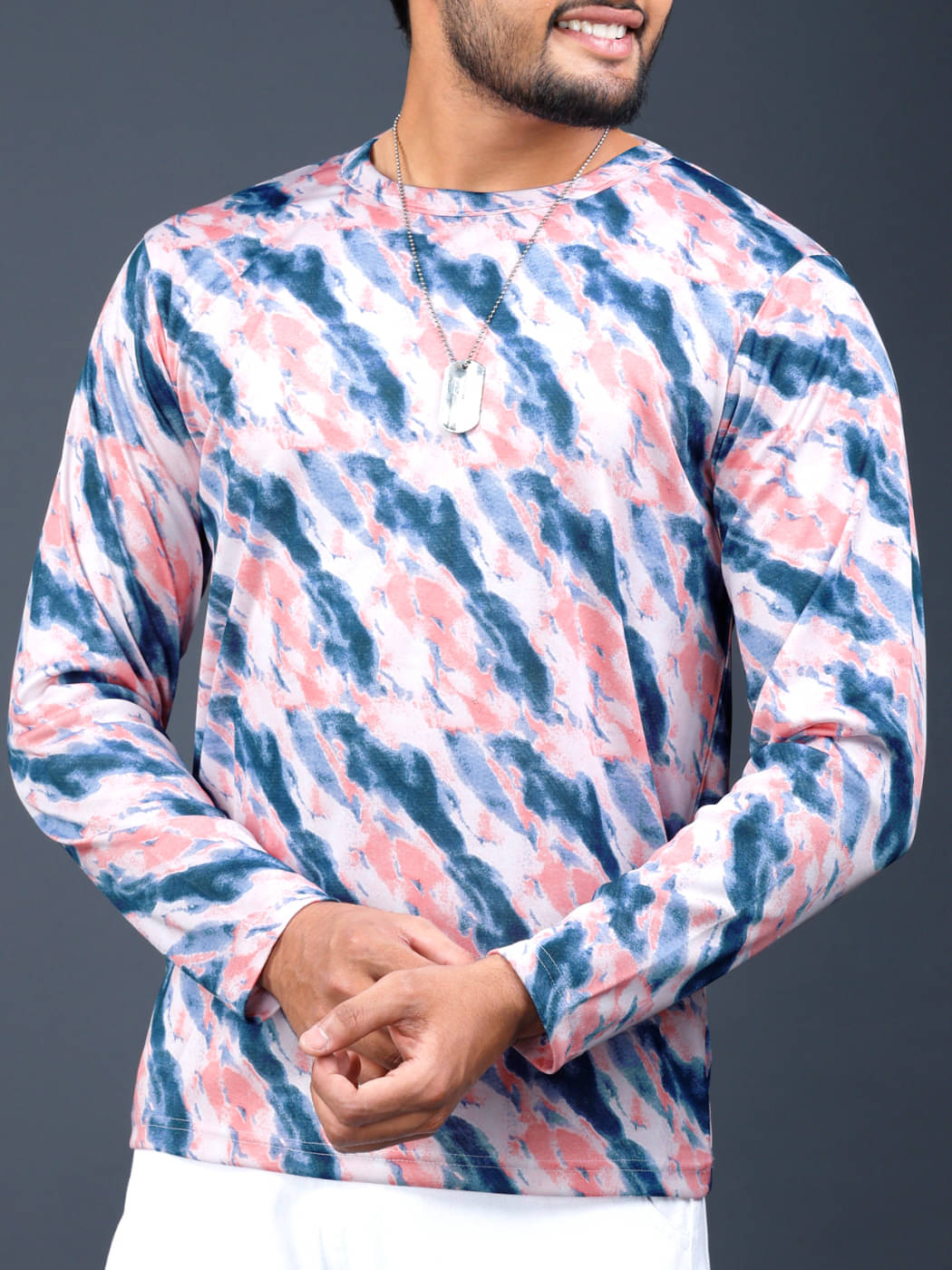     			Eyebogler Pack of 1 Polyester Regular Fit Men's T-Shirt ( Multicolor )