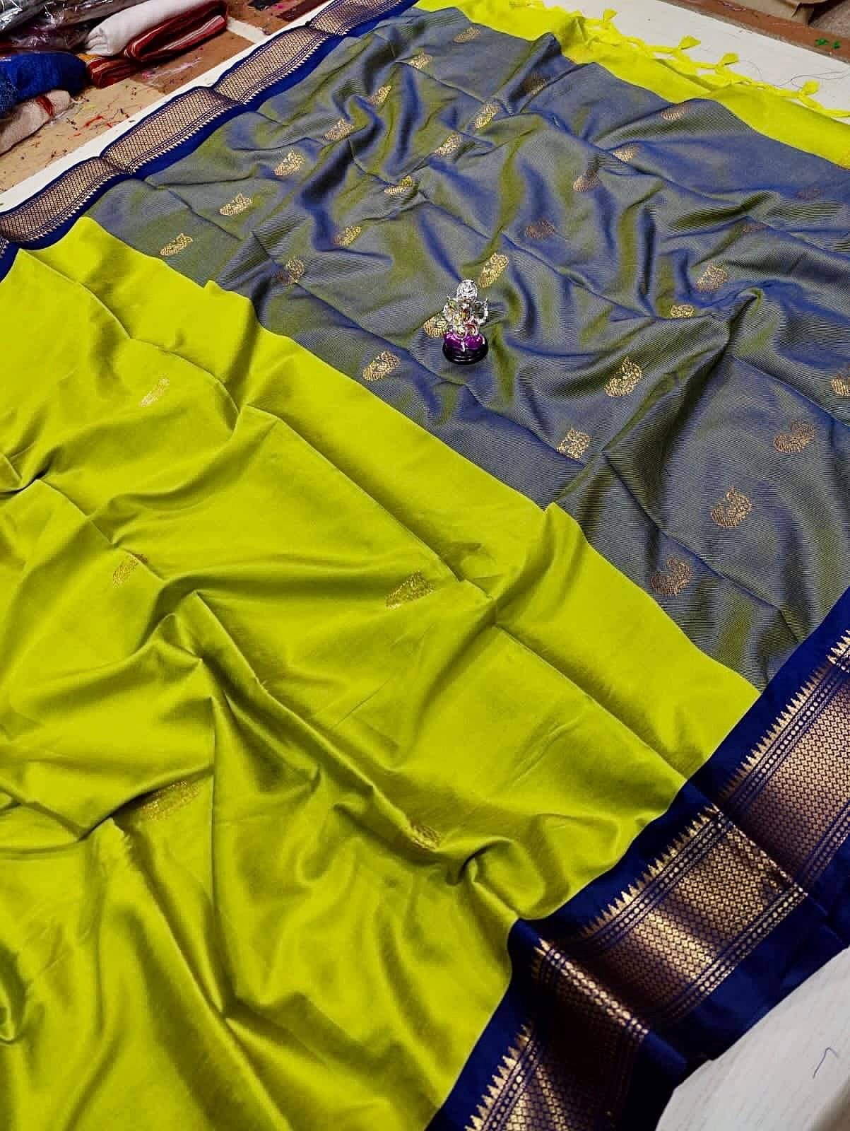     			FAB SILK Cotton Silk Embellished Saree With Unstitched Blouse Piece ( Multicolor13 )