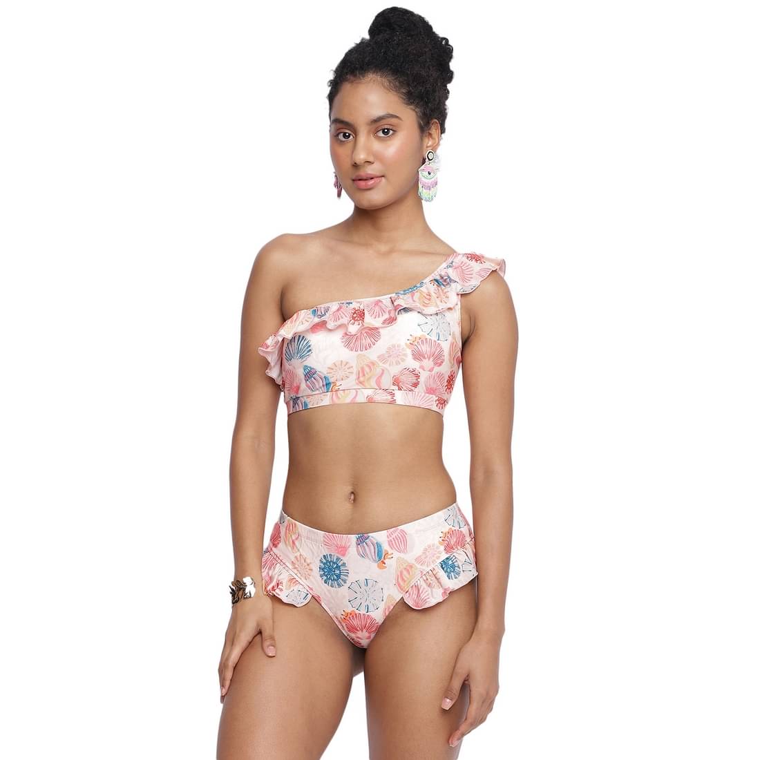     			La Intimo Polyester Multi Color Tankinis - Single