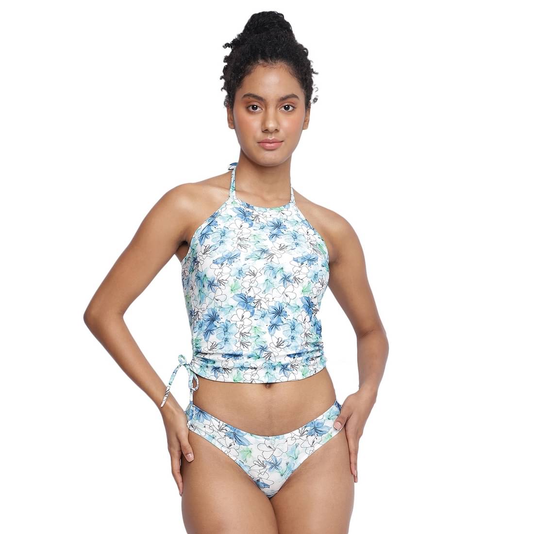     			La Intimo Polyester Multi Color Tankinis - Single