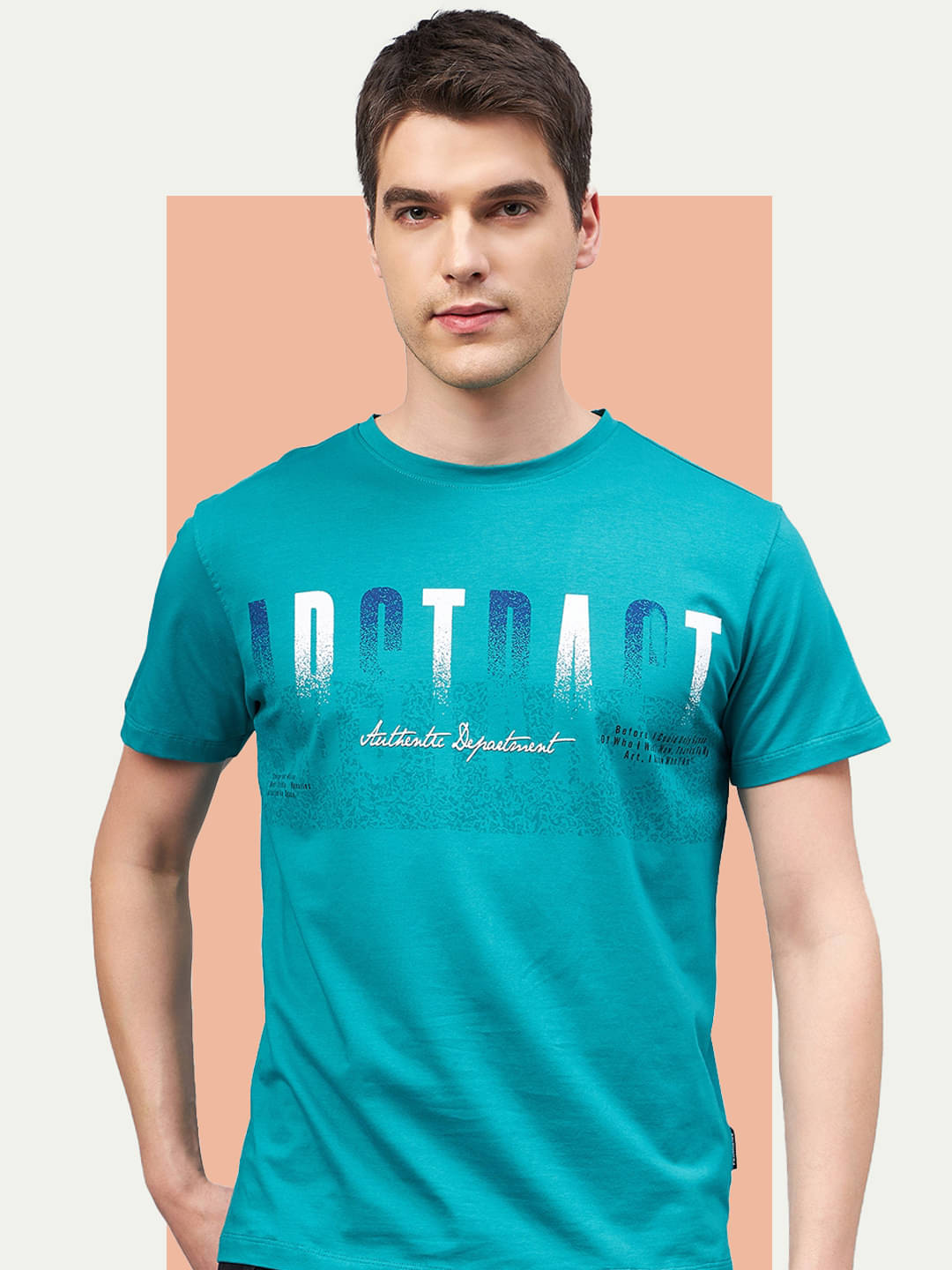     			Promount Pack of 1 Cotton Blend Regular Fit Printed Half Sleeves Men's Polo T Shirt ( Sea Green )