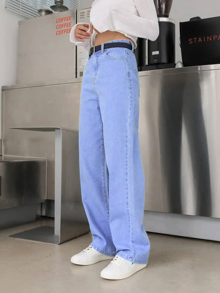     			RAGZO - Lavender Denim Wide Leg Women's Jeans ( Pack of 1 )