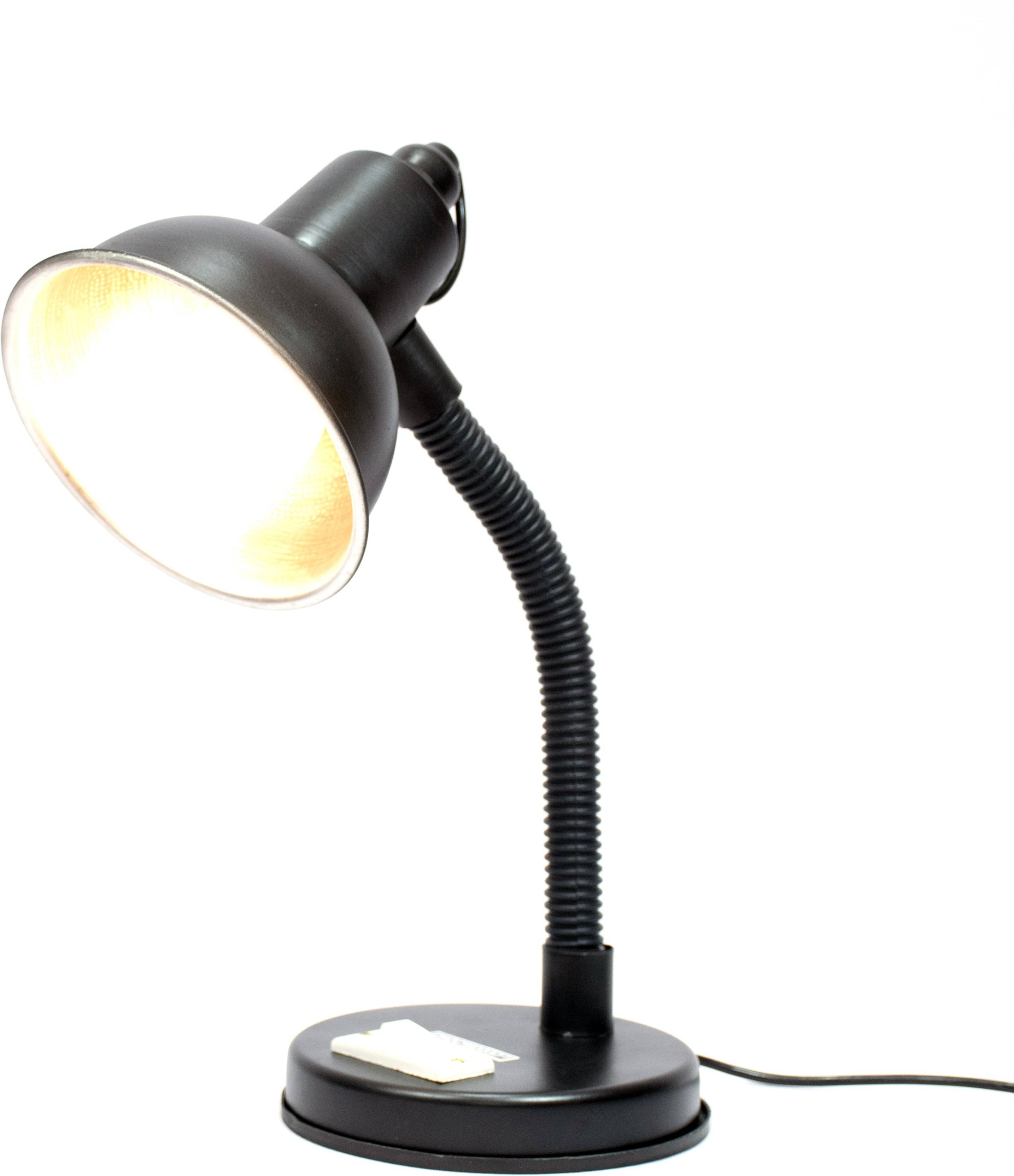     			SPARKWORLD Black Study Table Lamp ( Pack Of 1 )