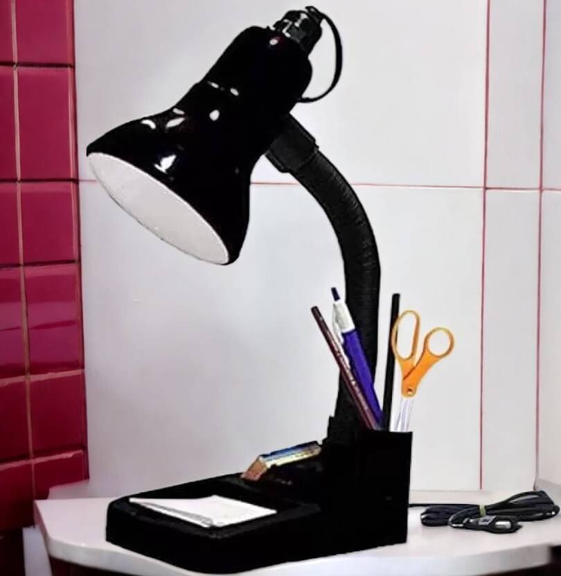     			SPARKWORLD Black Table Lamp ( Pack Of 1 )