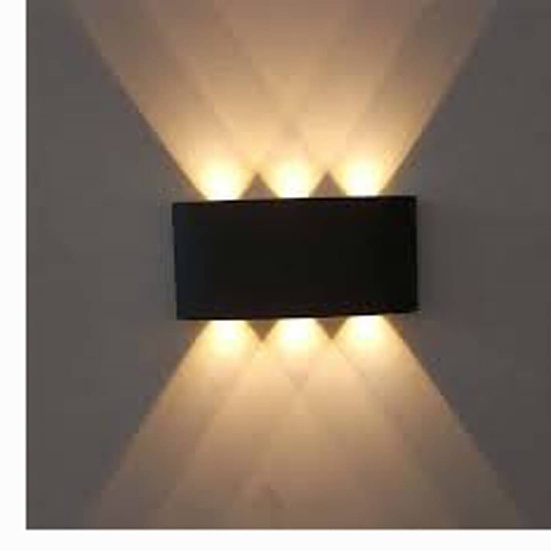     			SPARKWORLD Black Up & Down Light Lamp ( Pack of 1 )
